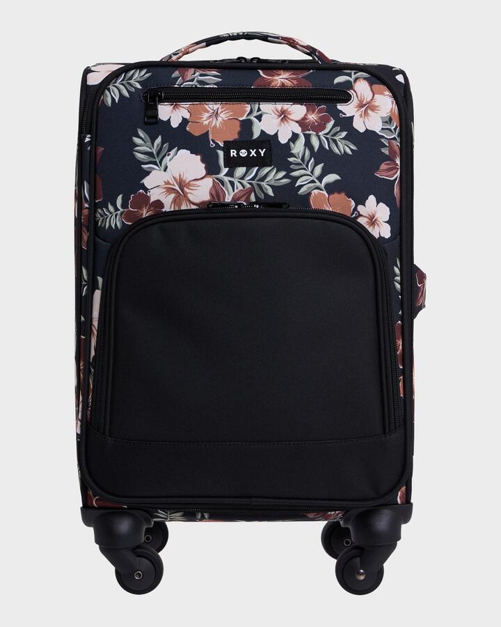 Image of Accessories. Productname: Roxy - Womens Cabin Island Luggage Roller - Almond Tropical Feels - in Almond Tropical Feels colour by brand - Roxy