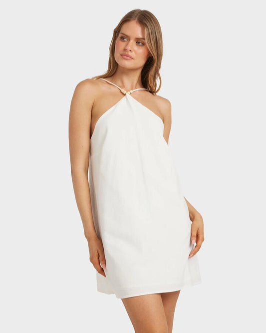 Image of Dresses. Productname: Billabong - Womens Dream Of Me Mini Dress - Salt Crystal - in Salt Crystal colour by brand - Billabong