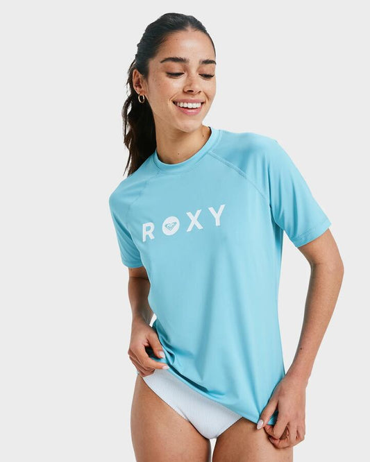 Image of Coats & Jackets. Productname: Roxy - Womens Essential Rash Vest - Coastal Shade - in Coastal Shade colour by brand - Roxy
