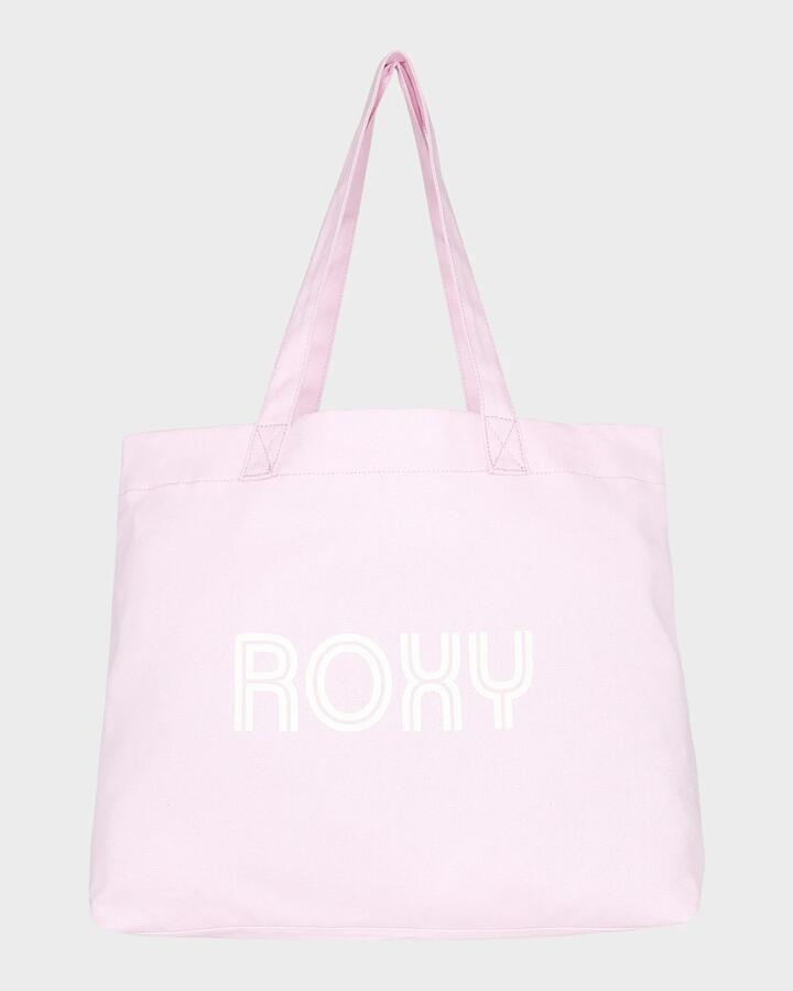 Image of Bags. Productname: Roxy - Go For It Tote Bag - Pink Tulle - in Pink Tulle colour by brand - Roxy