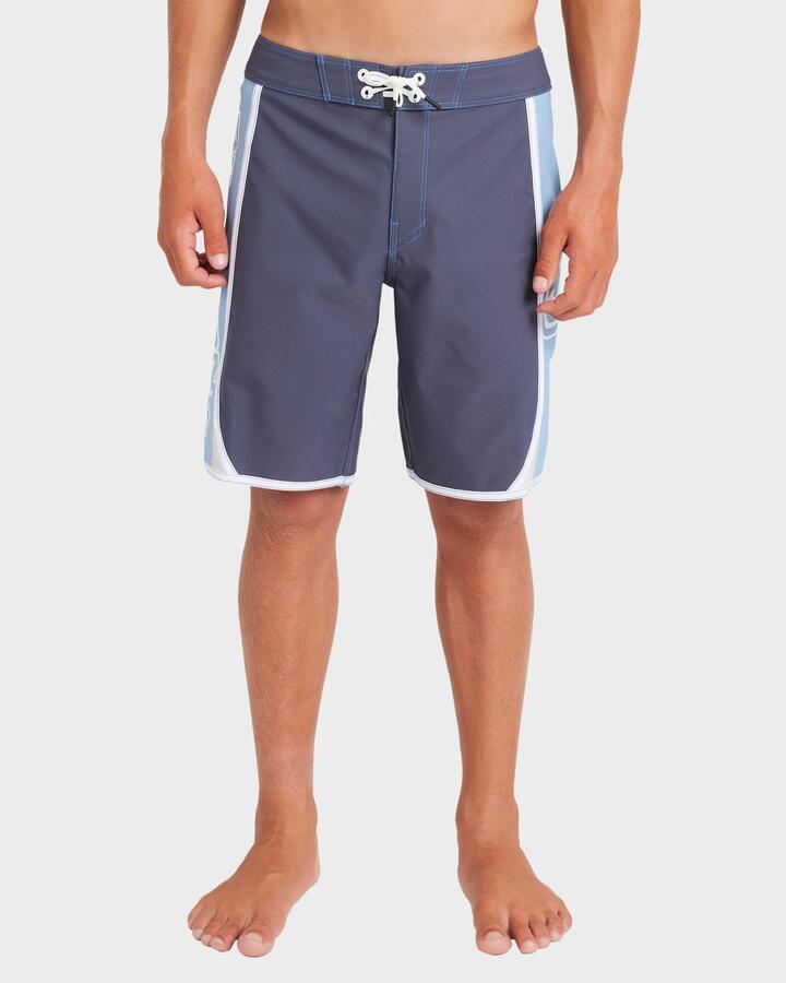 Image of Swimwear. Productname: Billabong Boys 8-16 Boys D Bah Bio 18" Boardshorts Vintage Indigo - in Vintage Indigo colour by brand - Billabong