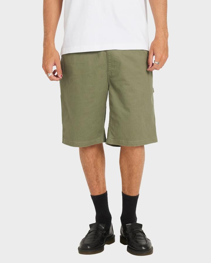 Image of Accessories. Productname: RVCA - Mens Mens Americana Carpenter Walkshorts - Army - in Army colour by brand - RVCA