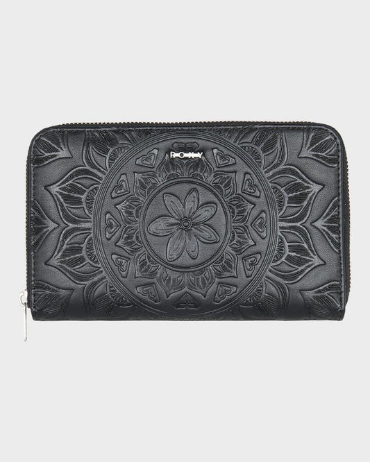 Image of Wallets & Money Clips. Productname: Roxy - Womens Back In Brooklyn Leather Wallet - Anthracite - in Anthracite colour by brand - Roxy