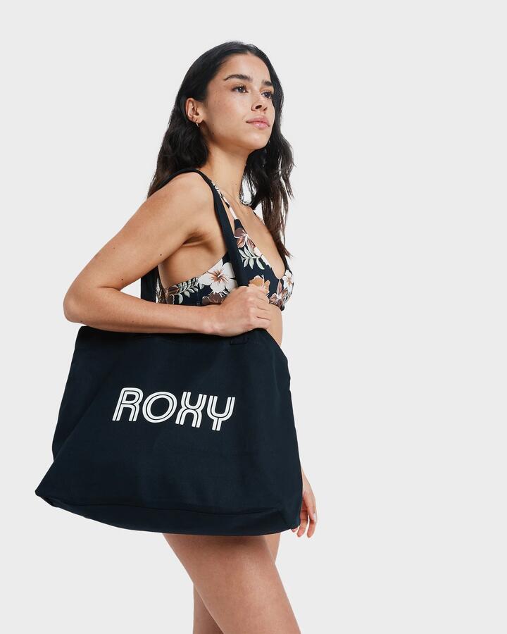 Image of Bags. Productname: Roxy - Go For It Tote Bag - Anthracite - in Anthracite colour by brand - Roxy