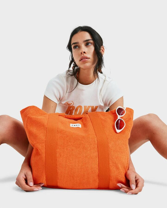 Image of Bags. Productname: Roxy - Beachy Soul Tote Bag - Tigerlily - in Tigerlily colour by brand - Roxy