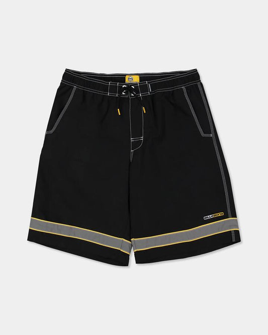 Image of Swimwear. Product name - Billabong Boys 8-16 Throw On 18" Boardshorts Black in Black colour by brand - Billabong