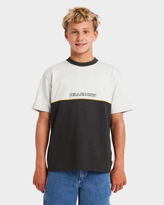 Image of T-Shirts. Product name - Billabong Boys 8-16 Spec Legacy T-Shirt Silver in Silver colour by brand - Billabong