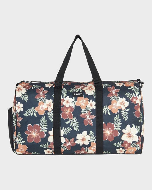 Image of Bags. Productname: Roxy Womens Pumpkin Spice Duffle Almond Tropical Feels - in Almond Tropical Feels colour by brand - Roxy