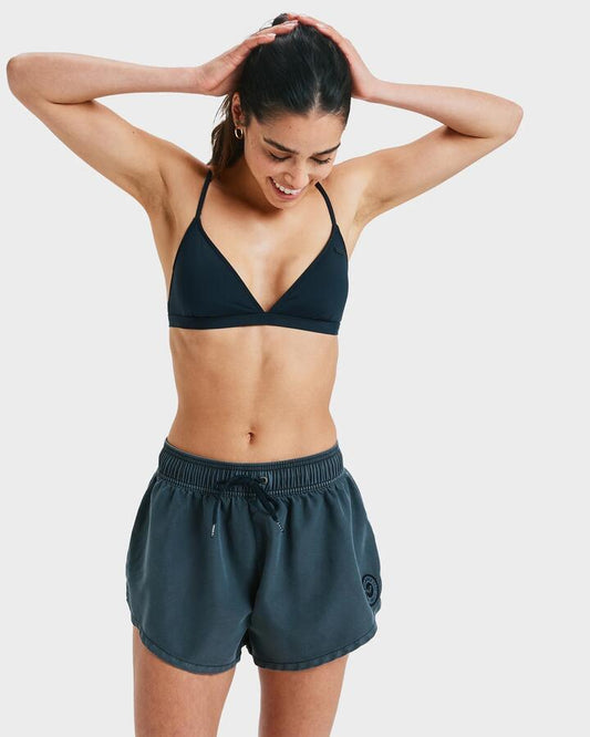 Image of Swimwear. Product name - Roxy Womens No Bad Waves Boardshorts Anthracite in Anthracite colour by brand - Roxy