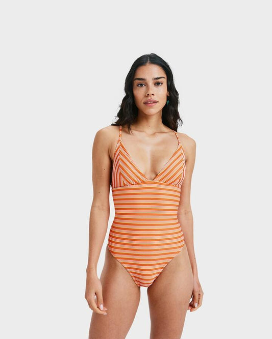 Image of Accessories. Product name - Roxy Womens Moana One Piece Tigerlily in Tigerlily colour by brand - Roxy
