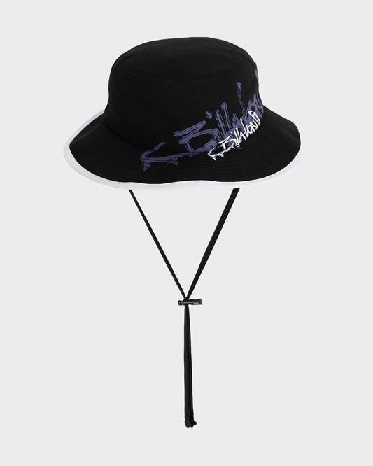 Image of Hats. Productname: Billabong Mens Script Boonie Bucket Hat Black - in Black colour by brand - Billabong