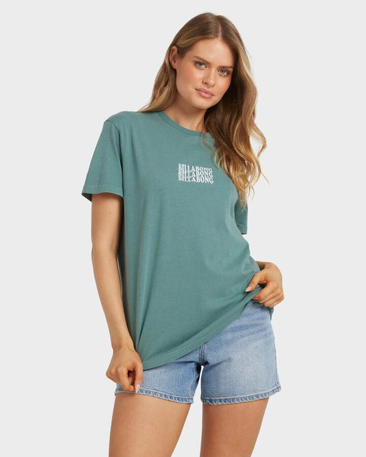 Image of T-Shirts. Product name - Billabong Womens Surf High T-Shirt Alpine in Alpine colour by brand - Billabong