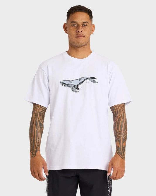 Image of T-Shirts. Productname: Quiksilver Mens Tohora T-Shirt White - in White colour by brand - Quiksilver