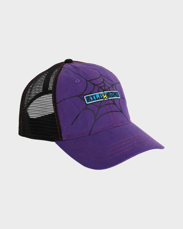 Image of Hats. Productname: Billabong - Mens Web Trucker Cap - Deep Purple - in Deep Purple colour by brand - Billabong