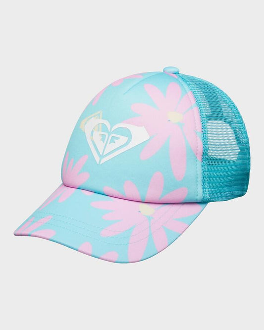 Image of Hats. Productname: Roxy Girls 2-7 Sweet Emotions Cap Polynya Big Dreams Mini - in Polynya Big Dreams Mini colour by brand - Roxy