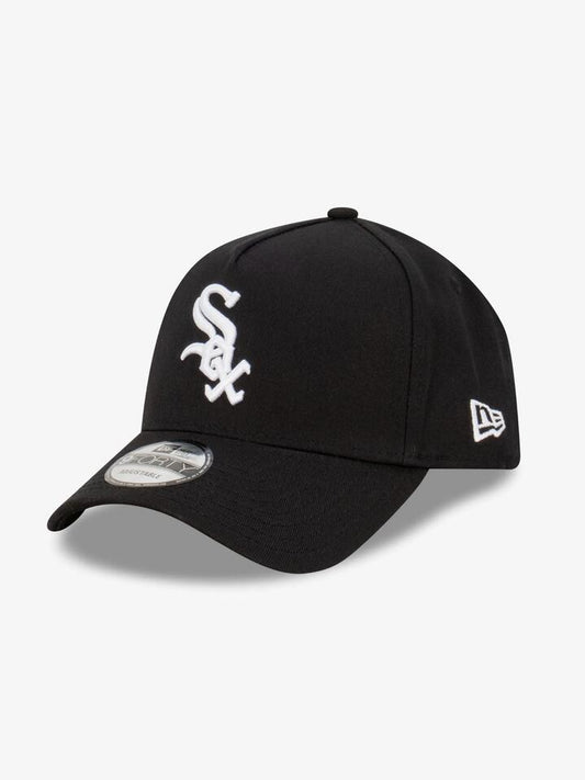 Image of Hats. Productname: New Era 9FORTY AF Chicago White Sox Cap ONE SIZE Black in Black colour by brand - New Era