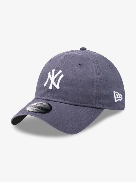 Image of Hats. Productname: New Era 9TWENTY NY Yankees Cap ONE SIZE Dk Grey in Dk Grey colour by brand - New Era