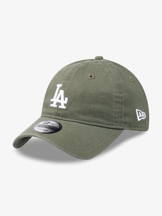 Image of Hats. Productname: New Era 9TWENTY LA Dodgers Cap ONE SIZE Olive in Olive colour by brand - New Era