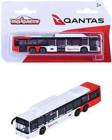 Image of Toy Playsets. Product name - Majorette Qantas Bus in colour by brand - Toymate