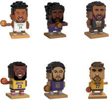Image of Construction Set Toys. Product name - NBA Brick Heroes 6 Player Series Figure in colour by brand - Toymate