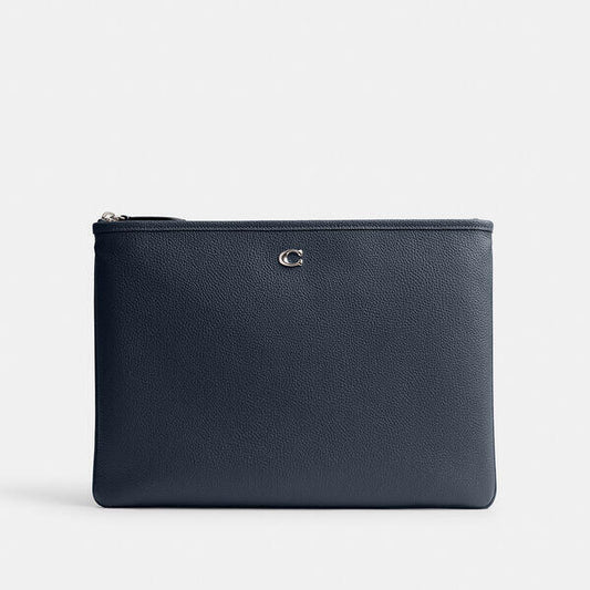 Image of Bags. Productname: Pouch 33 in DENIM colour by brand - Coach Outlet Australia