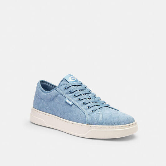 Image of Sneakers. Productname: Sneaker In Signature Jacquard in BLUEBELL colour by brand - Coach Outlet Australia