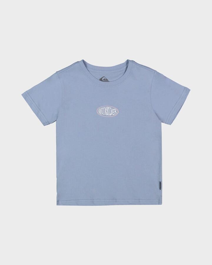Image of T-Shirts. Product name - Quiksilver Boys 2-7 Hypnosis Boy T-Shirt Ashley Blue in Ashley Blue colour by brand - Quiksilver