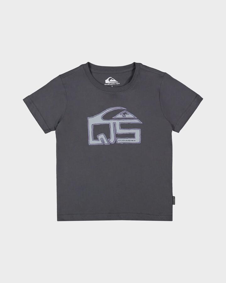 Image of T-Shirts. Product name - Quiksilver Boys 2-7 Omni Terra T-Shirt Iron Gate in Iron Gate colour by brand - Quiksilver