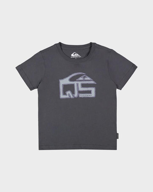 Image of T-Shirts. Product name - Quiksilver Boys 2-7 Omni Terra T-Shirt Iron Gate in Iron Gate colour by brand - Quiksilver