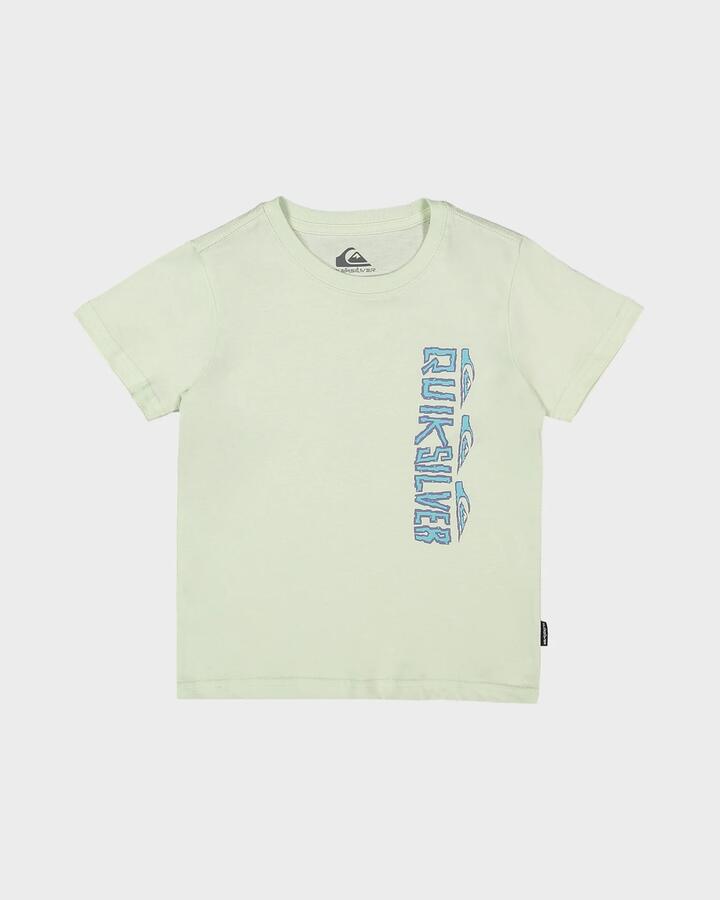 Image of T-Shirts. Product name - Quiksilver Boys 2-7 Lo Res Stack T-Shirt Clearly Aqua in Clearly Aqua colour by brand - Quiksilver