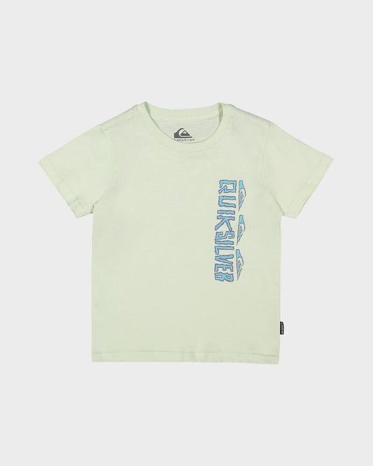 Image of T-Shirts. Product name - Quiksilver Boys 2-7 Lo Res Stack T-Shirt Clearly Aqua in Clearly Aqua colour by brand - Quiksilver