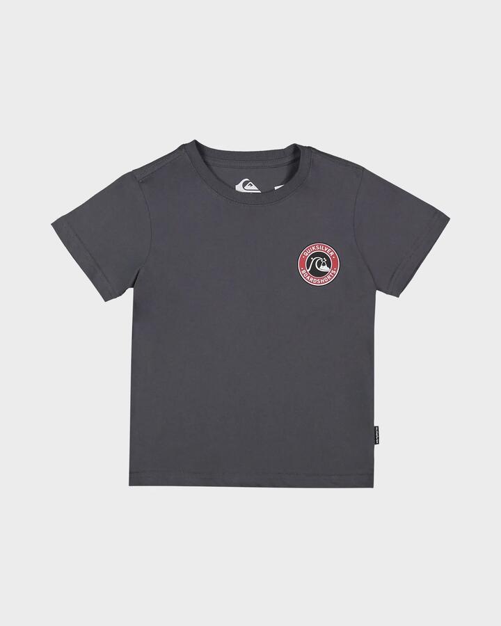 Image of T-Shirts. Product name - Quiksilver Boys 2-7 Clicker Mate T-Shirt Iron Gate in Iron Gate colour by brand - Quiksilver