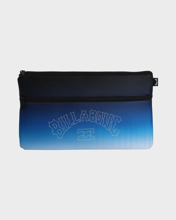 Image of Accessories. Productname: Billabong Mens Jumbo Pencil Case Black Fade - in Black Fade colour by brand - Billabong