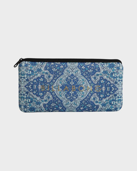 Image of Accessories. Productname: Billabong - Womens Tiki Small Pencil Case - Royal - in Royal colour by brand - Billabong