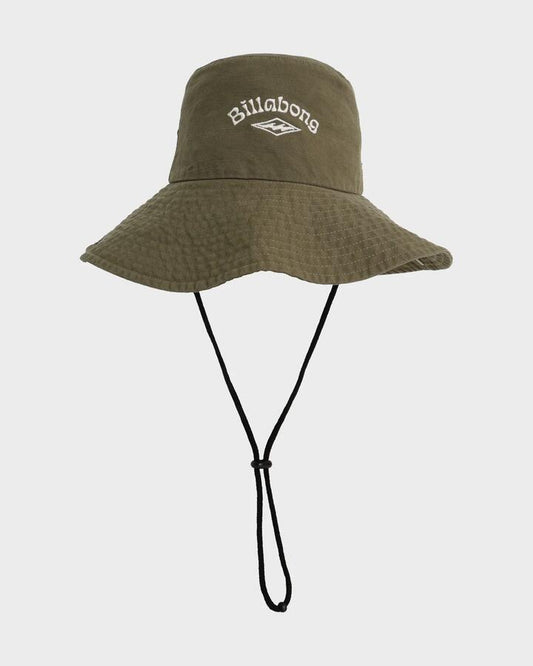 Image of Hats. Product name - Billabong Womens Perfect Session Bucket Hat Martini Olive in Martini Olive colour by brand - Billabong