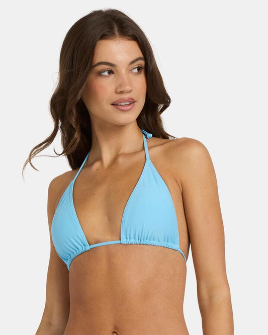 Image of Swimwear. Productname: Nunui Womens Slider Tri Bikini Top Sky Blue - in Sky Blue colour by brand - Nunui