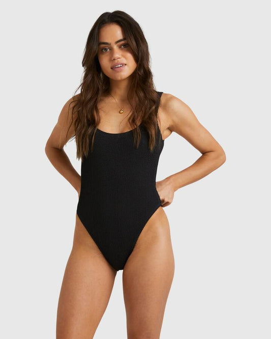 Image of Accessories. Productname: Billabong - Womens Summer High Tanker One Piece - Black Sands - in Black Sands colour by brand - Billabong