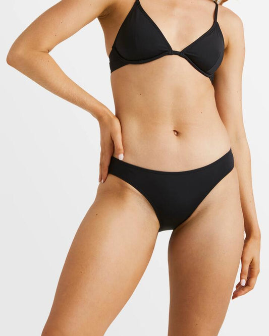 Image of Swimwear. Productname: Billabong Womens Sol Searcher Lowrider Bikini Bottom Black Pebble - in Black Pebble colour by brand - Billabong