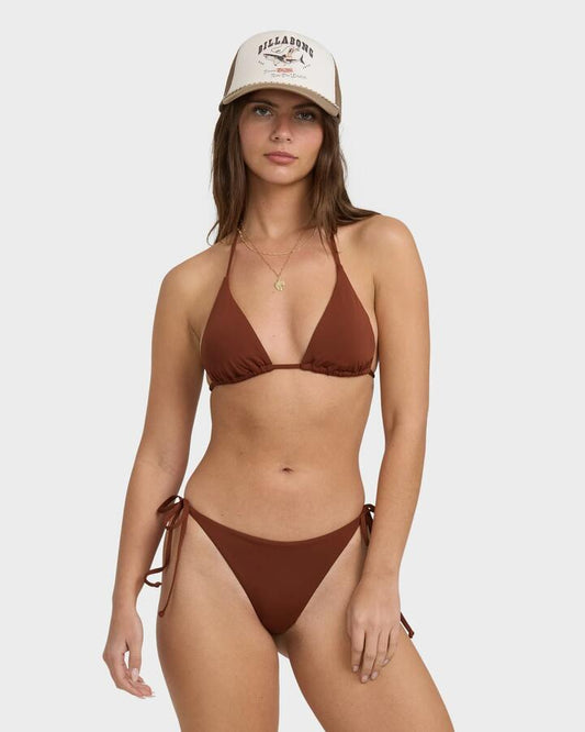 Image of Swimwear. Product name - Billabong Womens Sol Searcher Bikini Bottom Cowhide in Cowhide colour by brand - Billabong