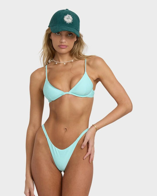 Image of Swimwear. Product name - Billabong Womens Tanlines Bikini Bottom Crystal Blue in Crystal Blue colour by brand - Billabong