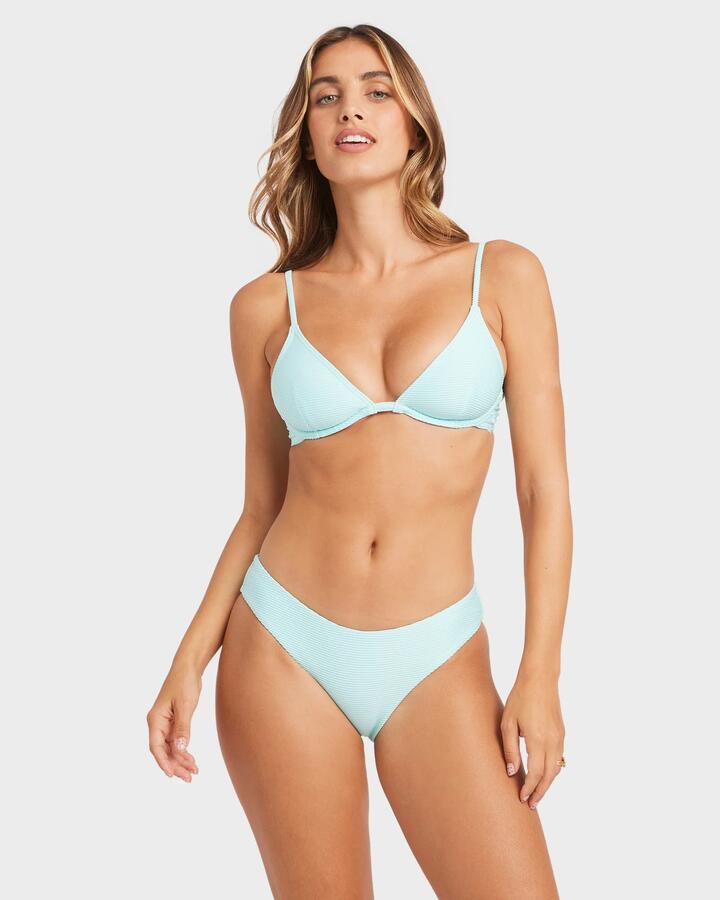 Image of Swimwear. Product name - Billabong Womens Tanlines Bondi Bikini Bottom Crystal Blue in Crystal Blue colour by brand - Billabong