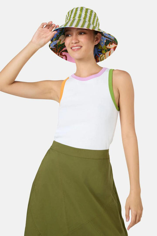 Image of Hats. Productname: Natural Form Sun Hat in Print colour by brand - Gorman