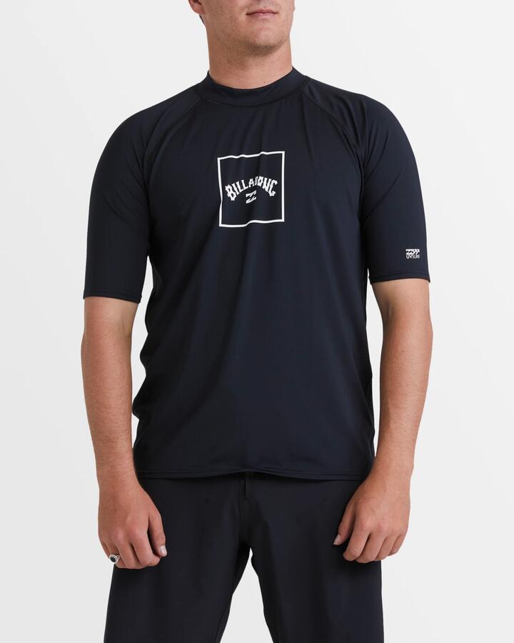 Image of Coats & Jackets. Product name - Billabong Mens Boxed Arch Rash Vest Black in Black colour by brand - Billabong