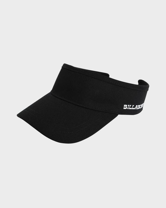 Image of Hats. Product name - Billabong Girls 8-16 Summer Love Visor Cap Off Black in Off Black colour by brand - Billabong