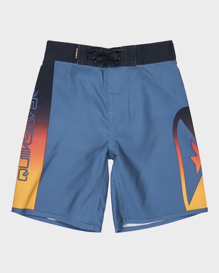 Image of Swimwear. Product name - Quiksilver Boys 2-7 Everyday 13" Boardshorts Coronet Blue Holmes in Coronet Blue Holmes colour by brand - Quiksilver