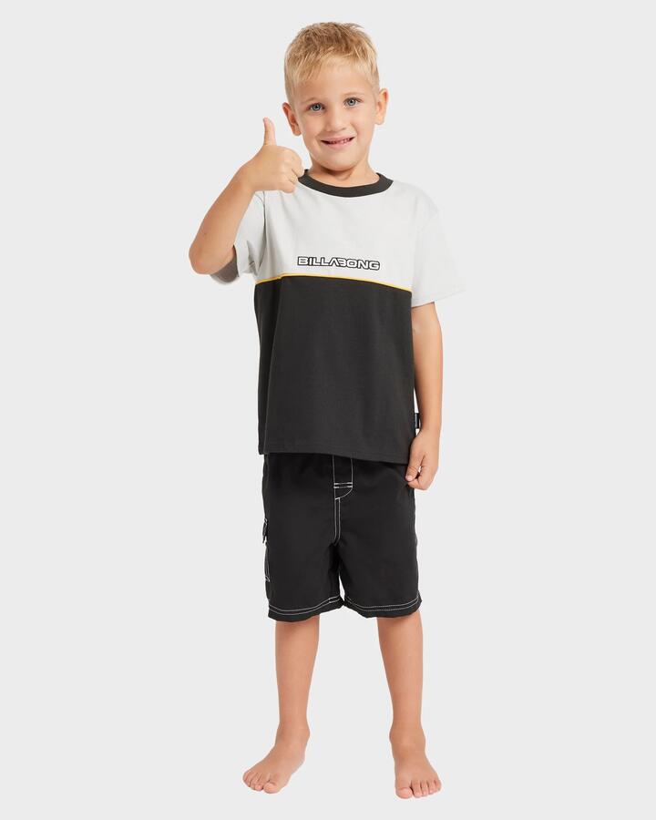 Image of T-Shirts. Product name - Billabong Boys 2-7 Spec Legacy T-Shirt Silver in Silver colour by brand - Billabong