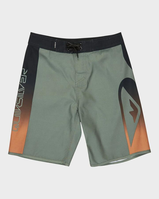 Image of Swimwear. Productname: Quiksilver Boys 8-16 Everyday 17" Boardshorts Sea Spray Holmes - in Sea Spray Holmes colour by brand - Quiksilver
