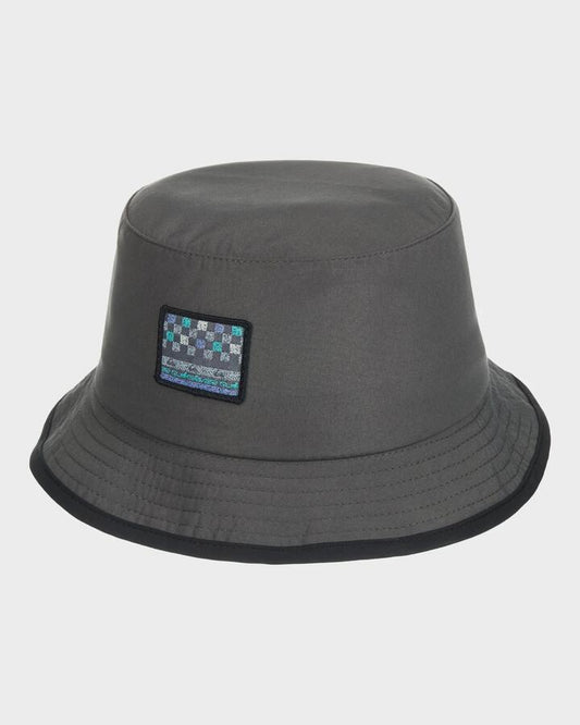 Image of Hats. Productname: Quiksilver Boys 8-16 Paceful Chaos Bucket Hat Iron Gate - in Iron Gate colour by brand - Quiksilver