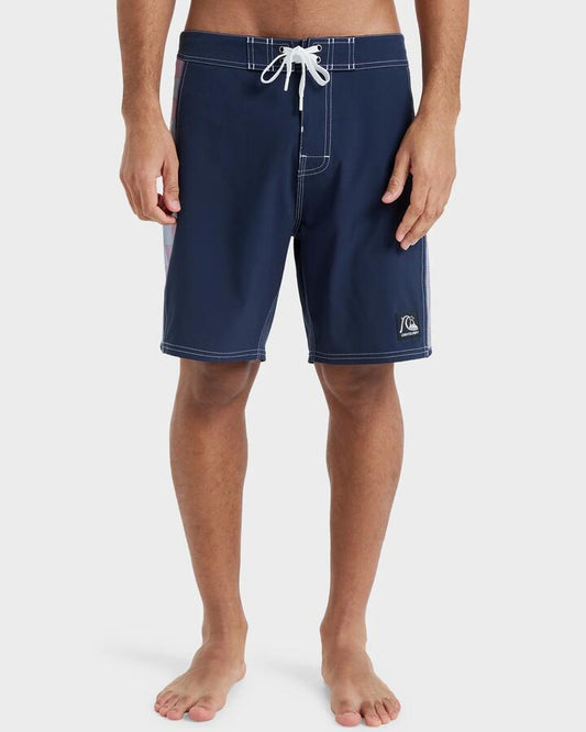 Image of Swimwear. Productname: Quiksilver Mens Original Arch 18" Boardshorts Dark Navy - in Dark Navy colour by brand - Quiksilver