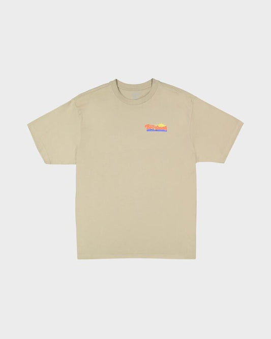 Image of T-Shirts. Product name - Billabong Mens Road Trip T-Shirt Mushroom in Mushroom colour by brand - Billabong